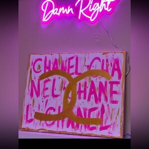 Hot Pink Chanel Painting